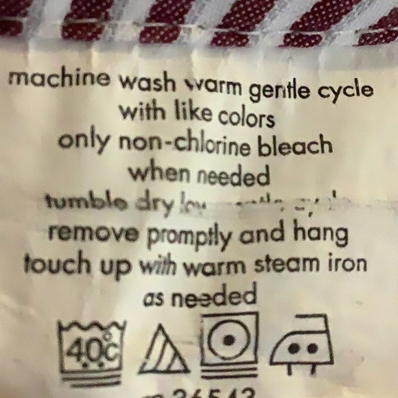 Men’s Joseph Abboud striped dress shirt Tall Size 17 1/2, 36/37 reg. See pics. - Picture 8 of 8